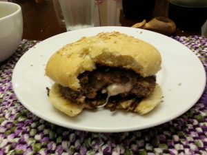 stuffed burger sous vide