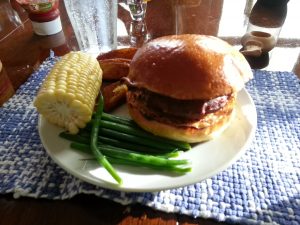 sous vide stuffed burger